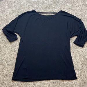 Dolman Sleeve Super Soft Black Top